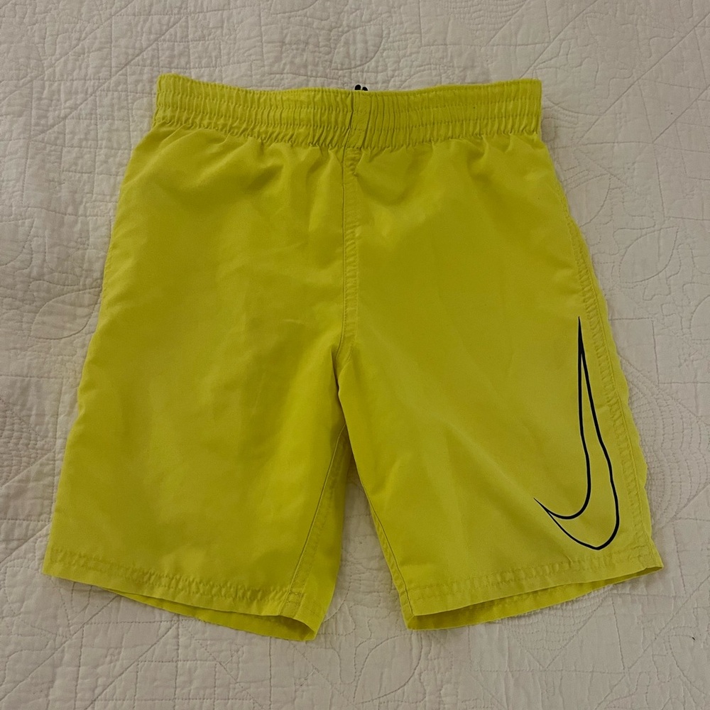 Last call! Donated 5/25: Nike Youth Bathing Suit Neon Yellow Shorts